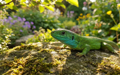 Le lézard vert : les secrets d&rsquo;une émeraude au jardin