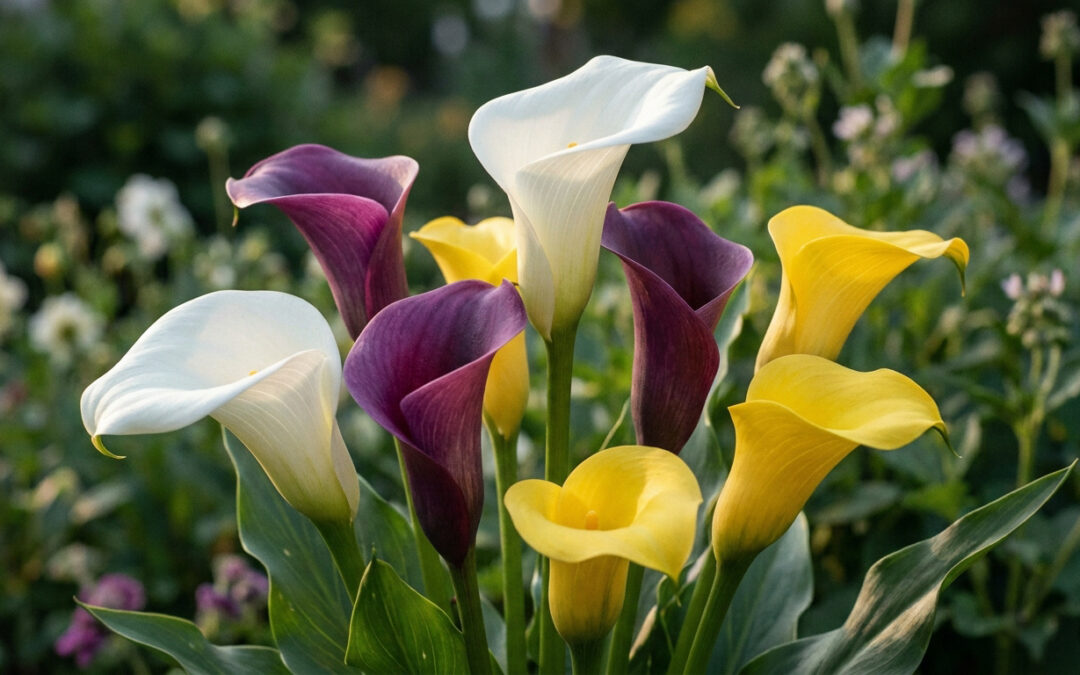 Fleur calla : secrets d&rsquo;entretien et élégance au jardin